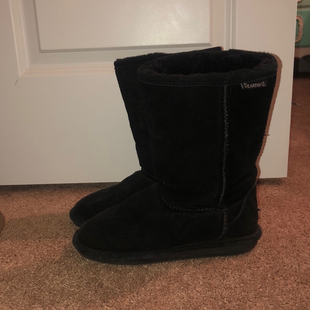 Tall black boots